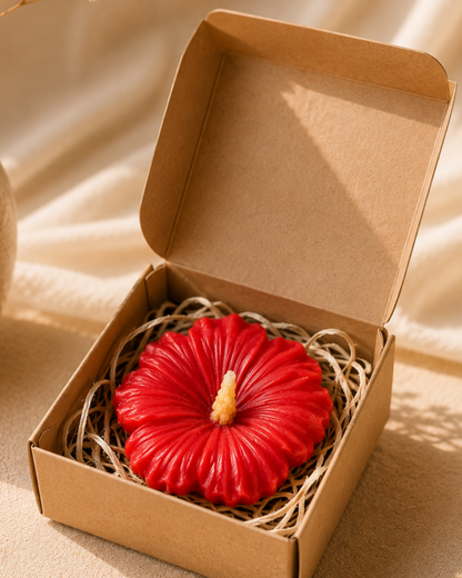 Hibiscus Candle